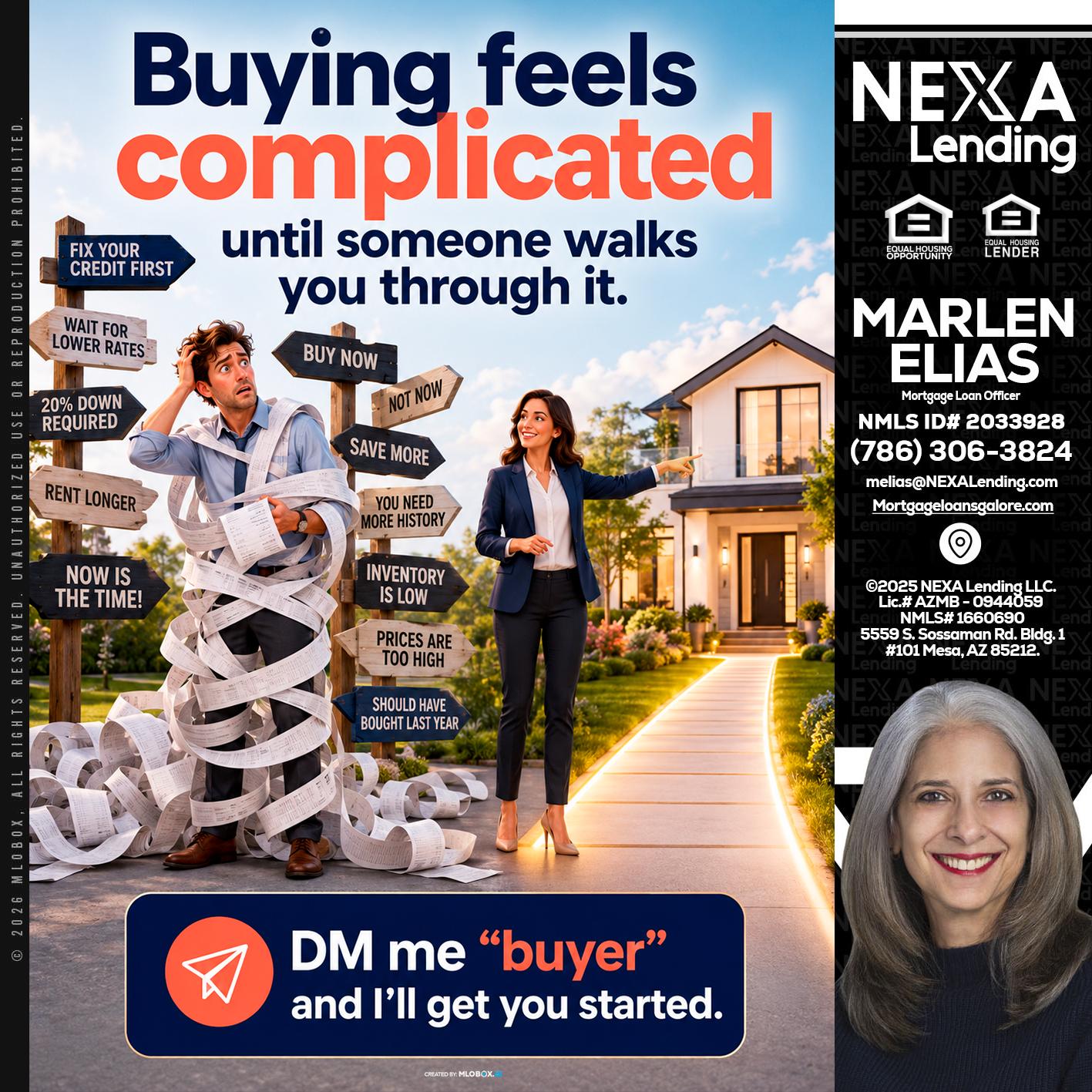 buying feels - Marlen Elias -Mortgage Loan Officer