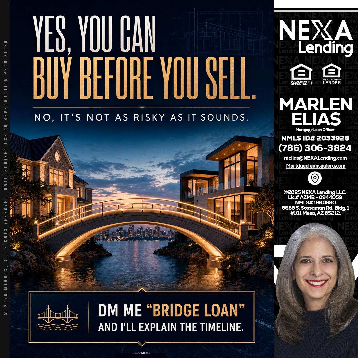 YES, YOU CAN - Marlen Elias -Mortgage Loan Officer