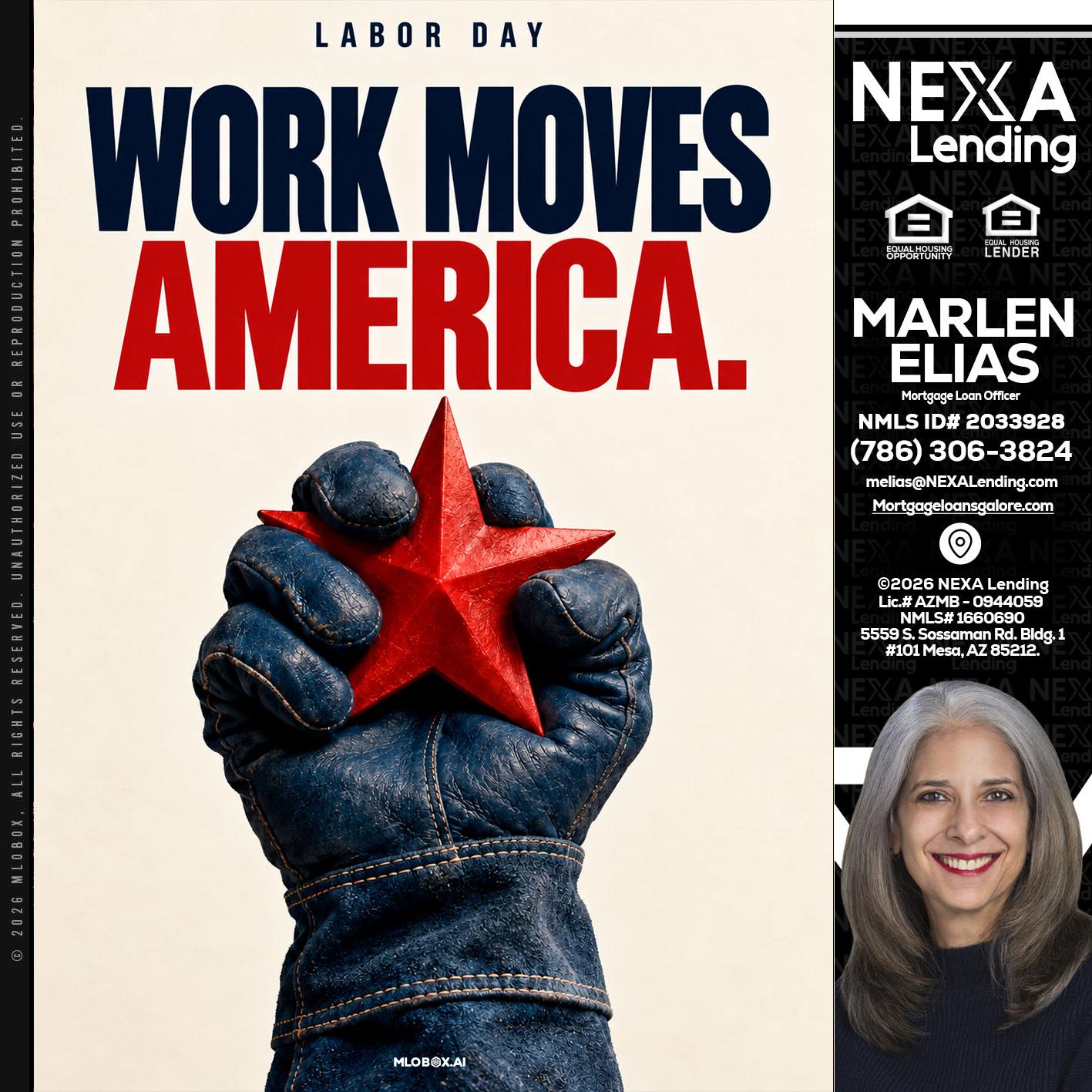 WORKS MOVES AMERICA - Marlen Elias -Mortgage Loan Officer