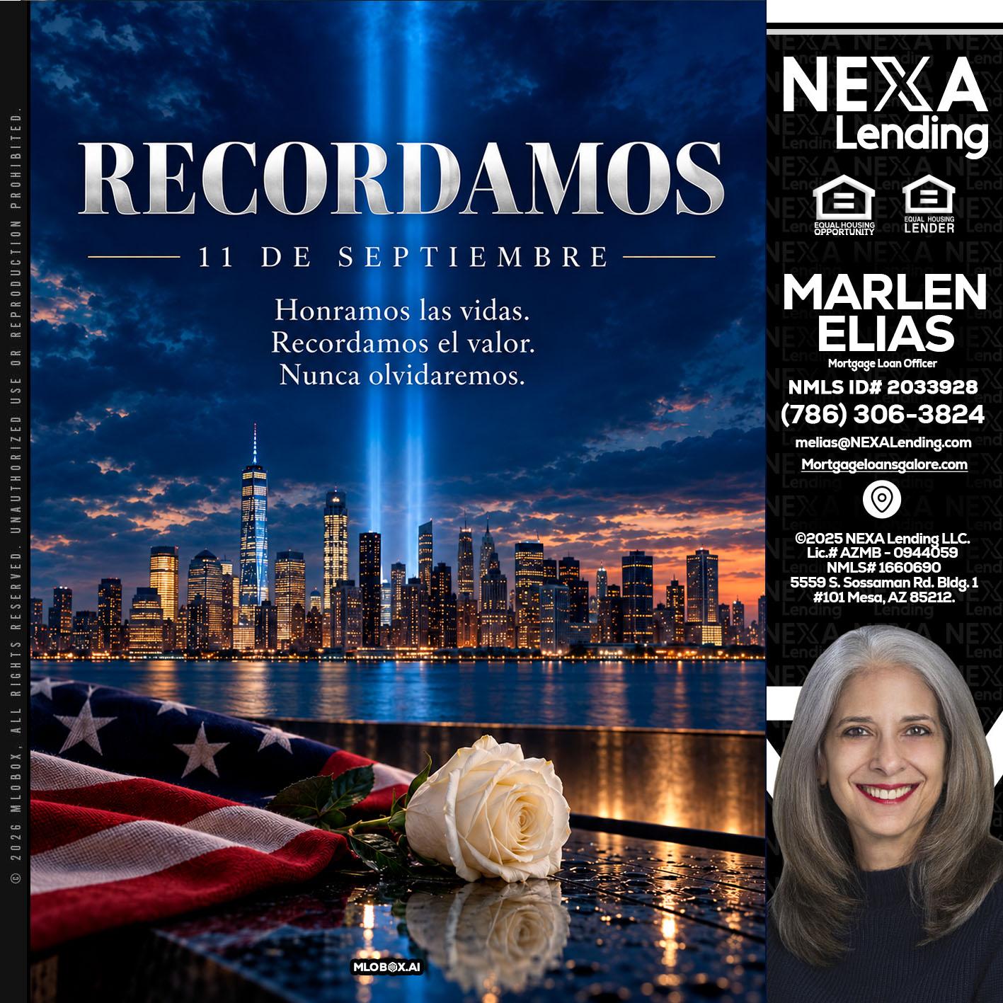 RECORDAMOS - Marlen Elias -Mortgage Loan Officer
