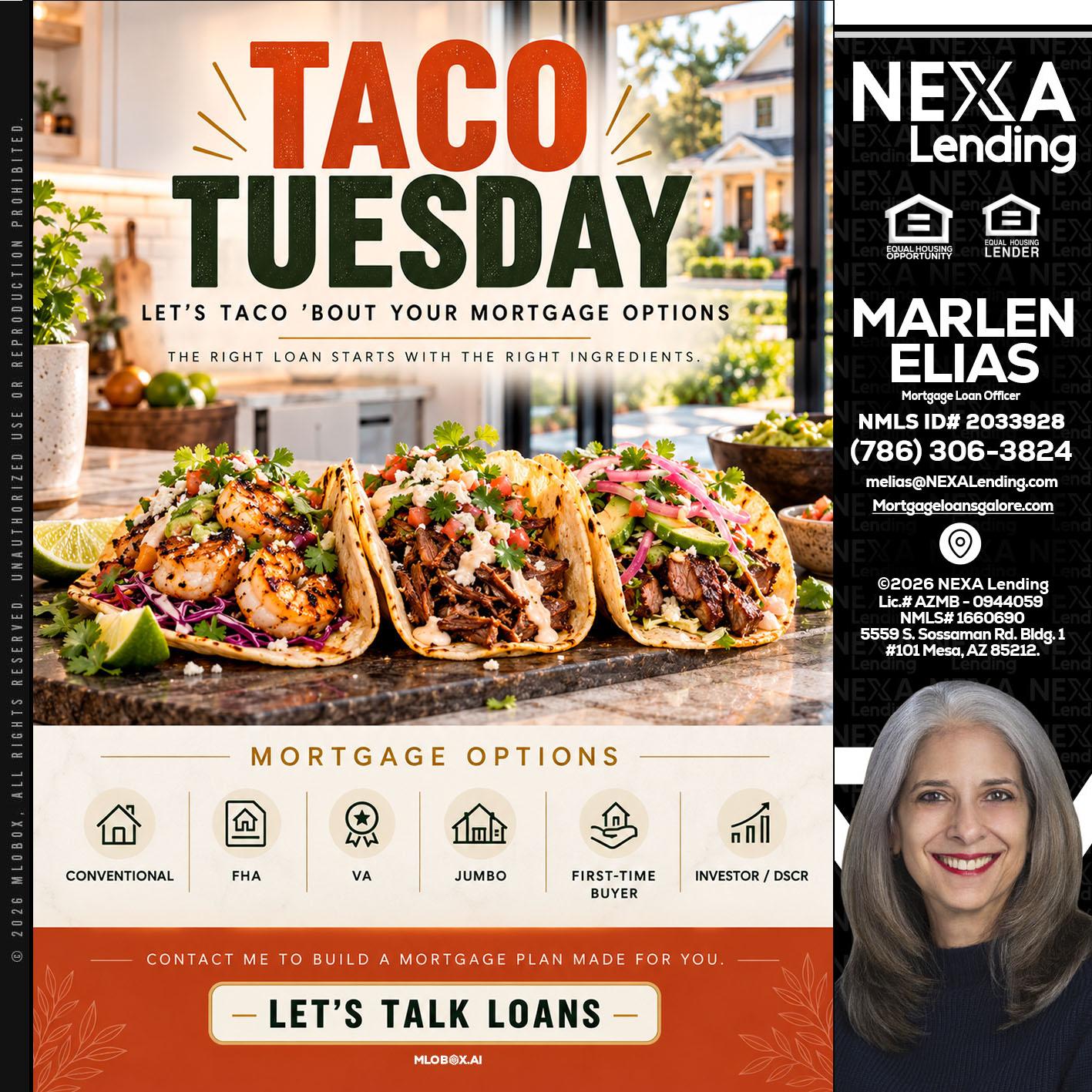 taco Tuesday - Marlen Elias -Mortgage Loan Officer