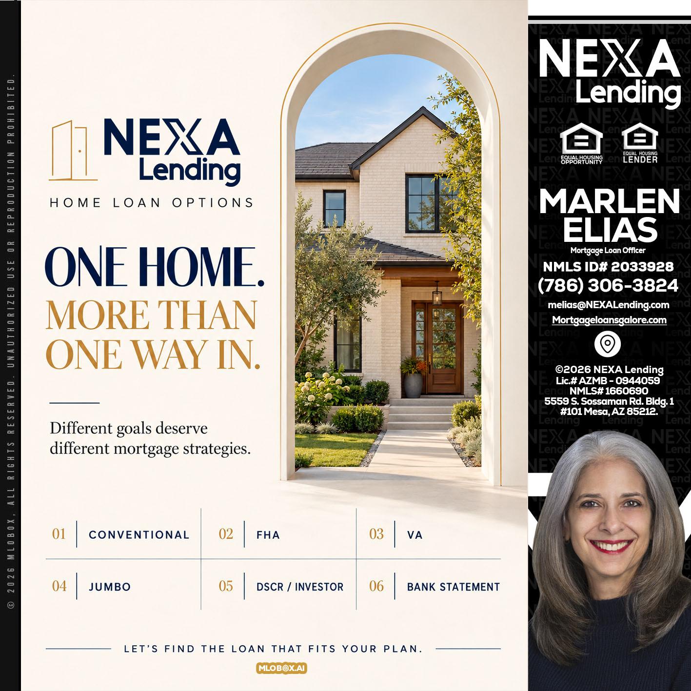 ONE HOME - Marlen Elias -Mortgage Loan Officer