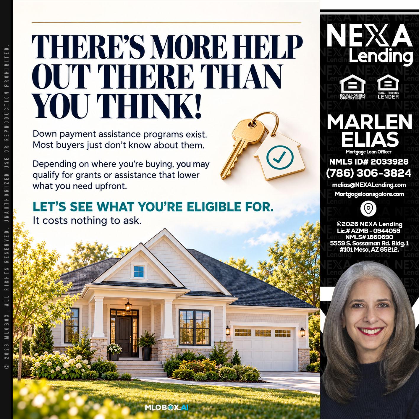 THERES MORE - Marlen Elias -Mortgage Loan Officer