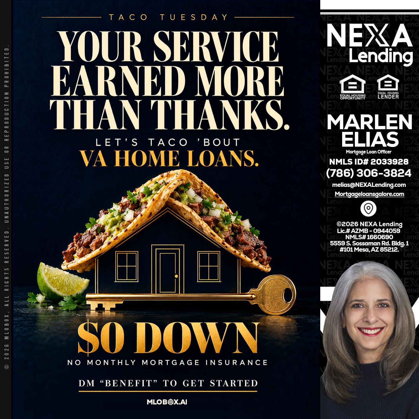 TACO TUESDAY - Marlen Elias -Mortgage Loan Officer
